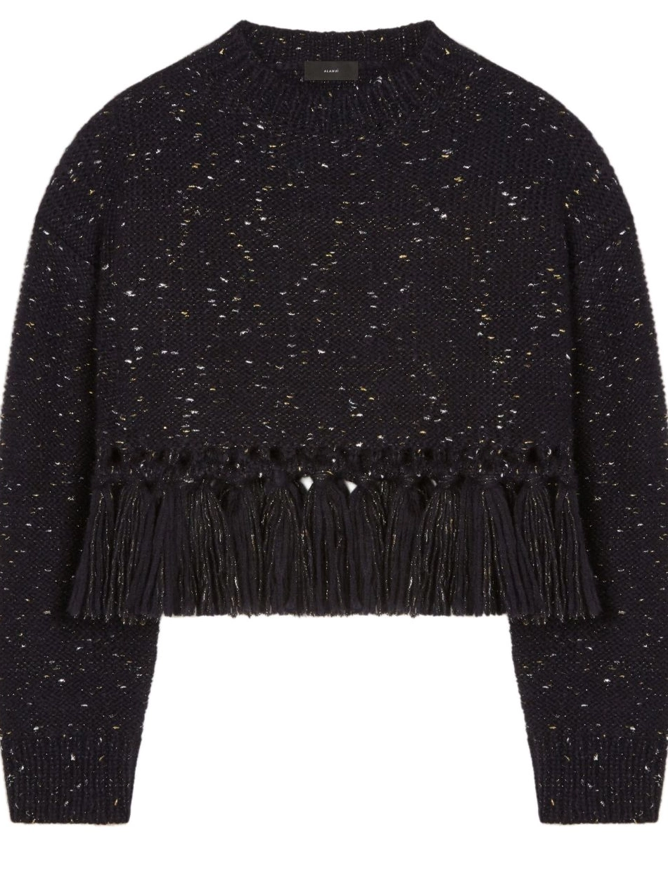 Cheap The Astral speckle-knit tasselled Women Alanui jumper 0725